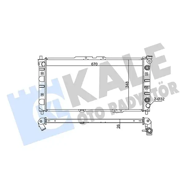 KALE Radyatör – 342015 / OEM BPH515200A