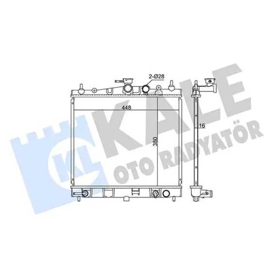KALE Radyatör – 342050 / OEM 21460AX200 ürün görseli