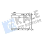 KALE Radyatör – 342140 / OEM 164000N050