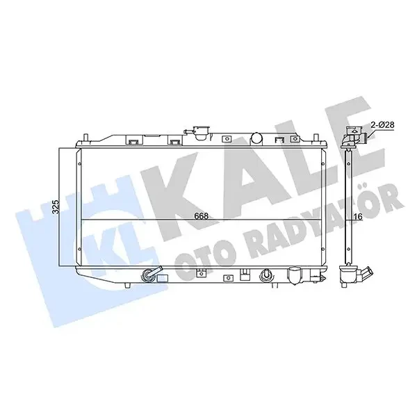 KALE Radyatör – 347545 / OEM 19010PM3901