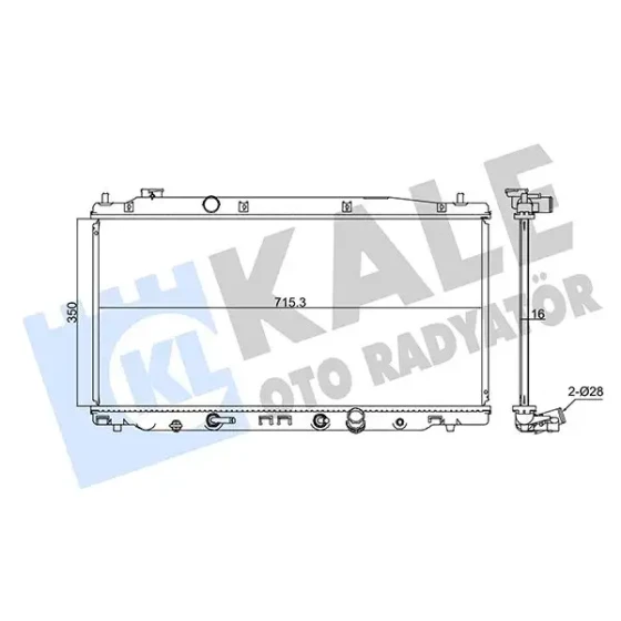 KALE Radyatör – 347710 / OEM 19010RB7Z51 ürün görseli