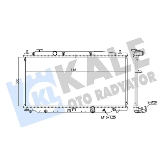 KALE Radyatör – 347765 / OEM 19010RB0E91 ürün görseli