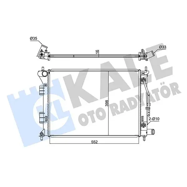 KALE Radyatör – 347790 / OEM 253103X101