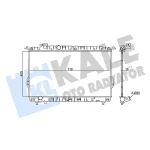 KALE Radyatör – 347810 / OEM 2531038005