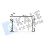 KALE Radyatör – 348650 / OEM 164000H110