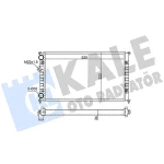 KALE Radyatör – 349235 / OEM 6K0121253K