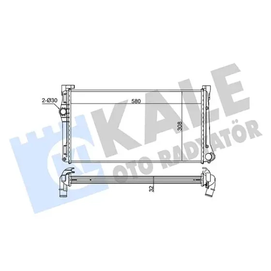 KALE Radyatör – 351265 / OEM 51708005 ürün görseli