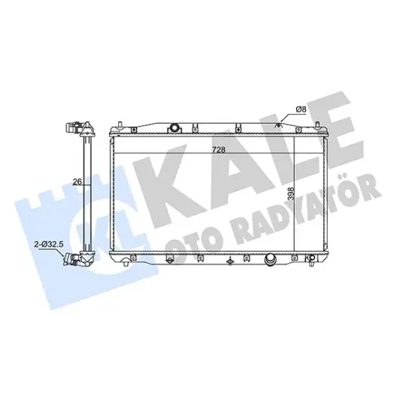 KALE Radyatör – 354270 / OEM 19010R06E01 ürün görseli