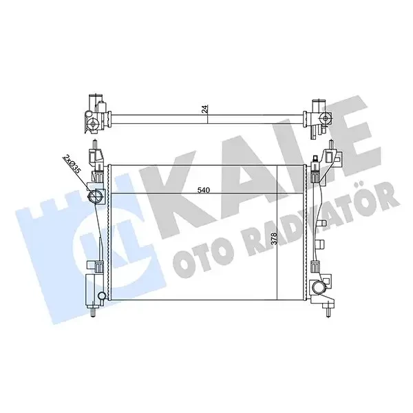 KALE Radyatör – 356270 / OEM 51780706