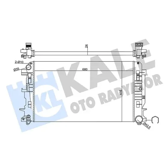 KALE Radyatör – 357035 ürün görseli