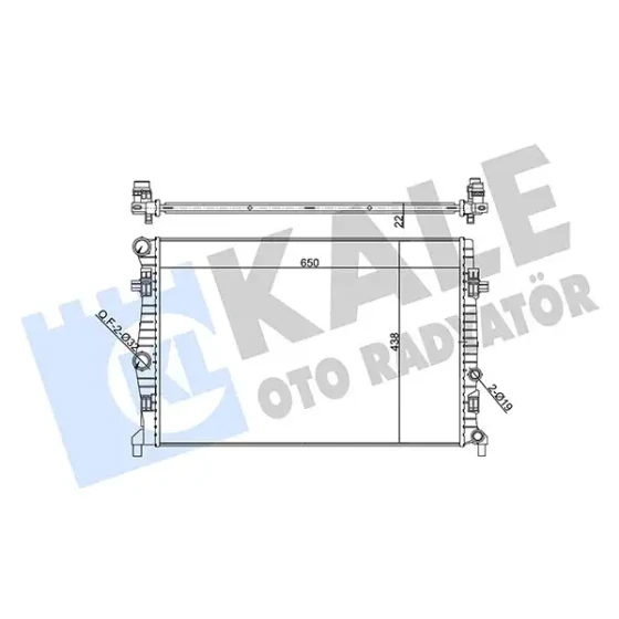 KALE Radyatör – 357265 / OEM 5Q0121251EA ürün görseli