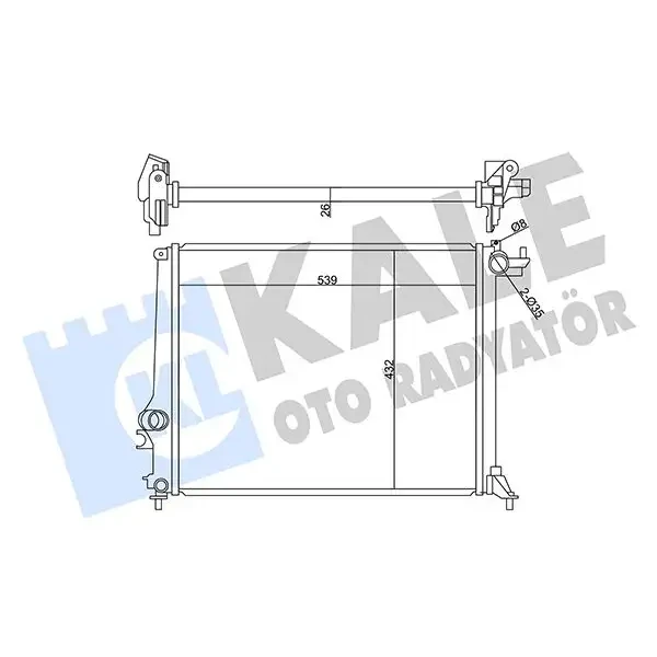 KALE Radyatör – 358985 / OEM 214105169R