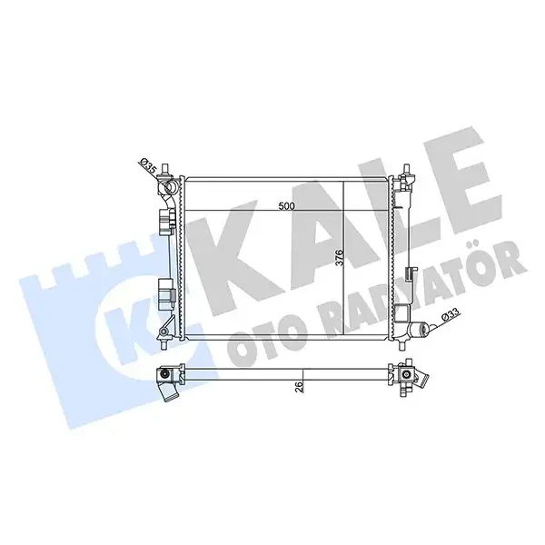 KALE Radyatör – 359120 / OEM 25310C8000