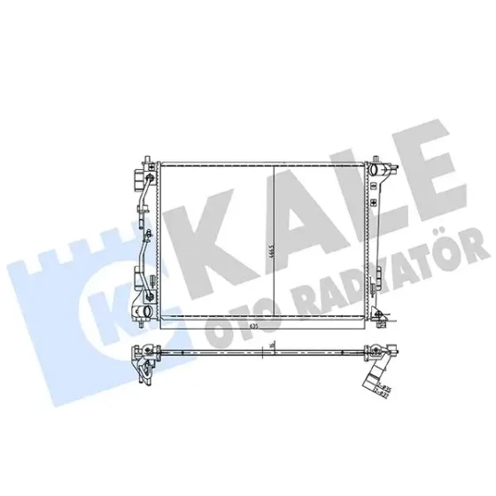 KALE Radyatör – 361980 / OEM 25310D7650 ürün görseli
