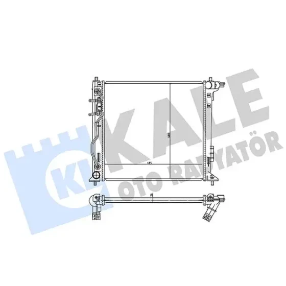 KALE Radyatör – 361985 / OEM 25310D7150 ürün görseli