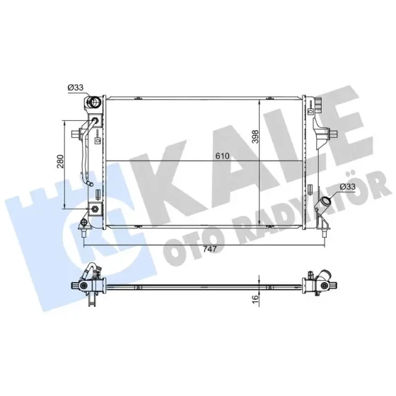 KALE Radyatör – 362120 / OEM 25310F2100 ürün görseli