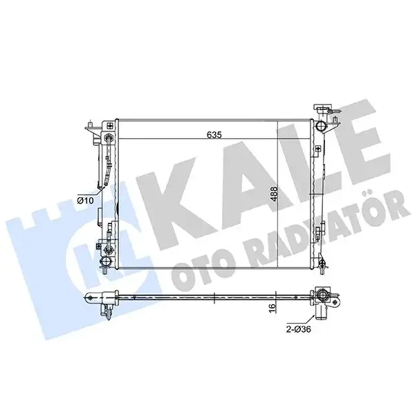 KALE Radyatör – 362185 / OEM 253102Y520
