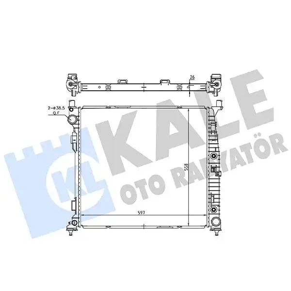 KALE Radyatör – 362260 / OEM A0995004603