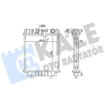 KALE Radyatör – 363175 / OEM 5Q0121253J