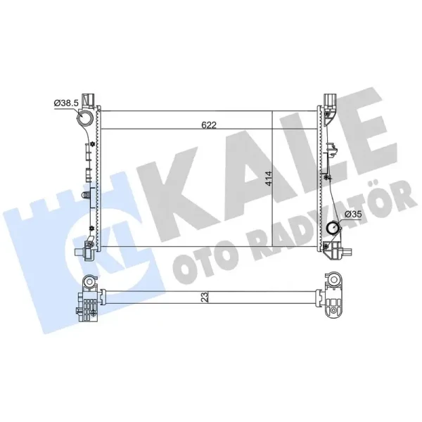 KALE Radyatör – 363915 / OEM 52052220