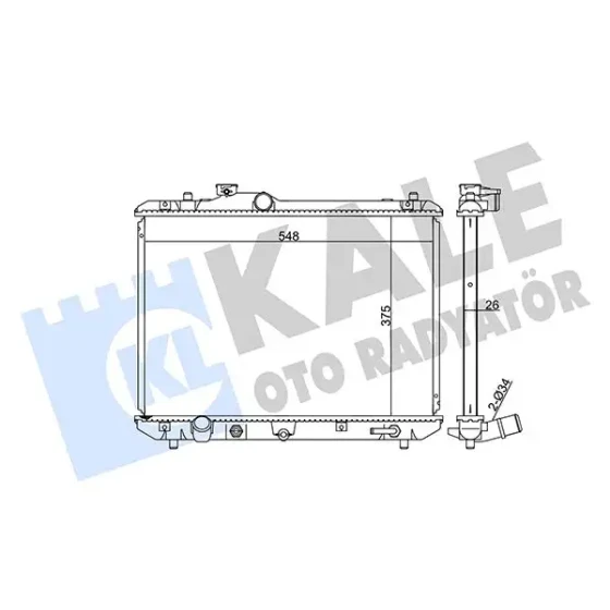 KALE Radyatör – 365600 / OEM 1770063J10 ürün görseli