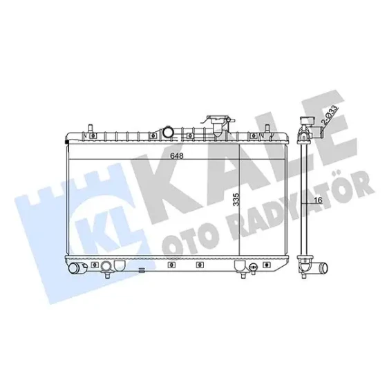 KALE Radyatör – 369000 / OEM 2531025300 ürün görseli