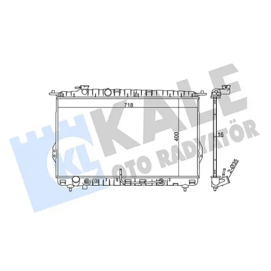 KALE Radyatör – 369300 / OEM 2531038055 ürün görseli