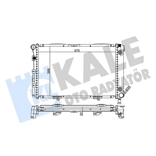 KALE Radyatör – 370200 / OEM A2015004103