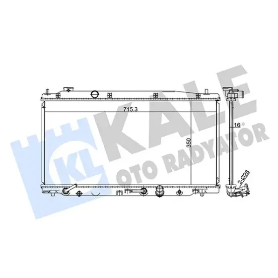 KALE Radyatör – 384000 / OEM 19010RB1901 ürün görseli