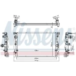 Nissens Radyatör – 606230 / OEM 17118576506