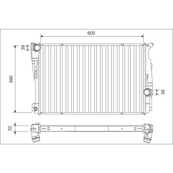 Valeo Radyatör – 701162 ürün görseli