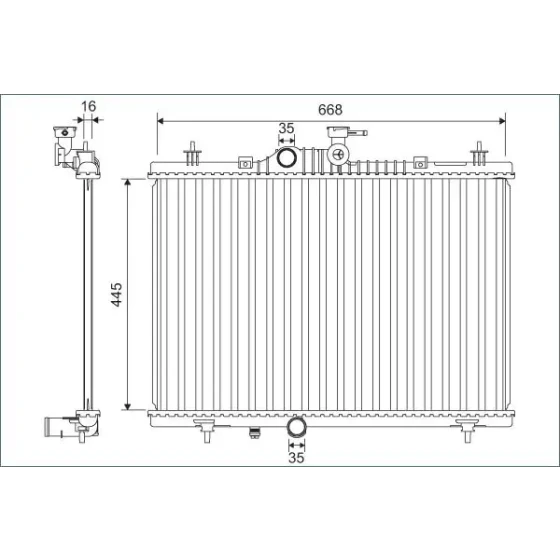 Valeo Radyatör – 701164 ürün görseli