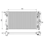 Valeo Radyatör – 701222 / OEM A6395011201
