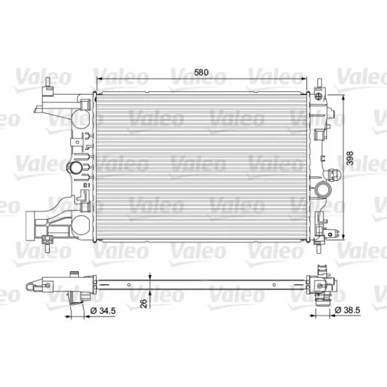 Valeo Radyatör – 701723 / OEM 13267656 ürün görseli