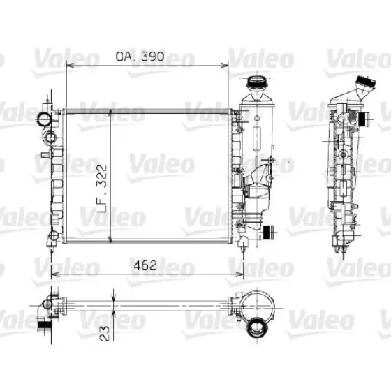 Valeo Radyatör – 730372 ürün görseli
