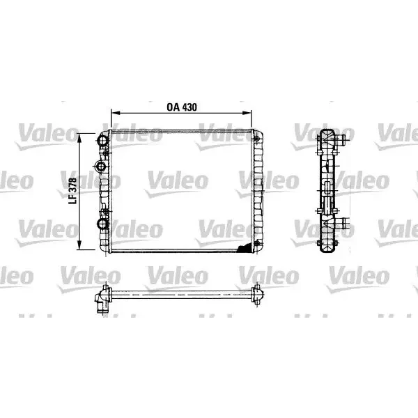 Valeo Radyatör – 730956 / OEM 6N0121253K