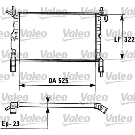Valeo Radyatör – 730975 ürün görseli