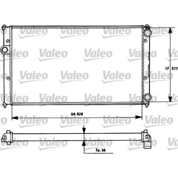 Valeo Radyatör – 731265 / OEM 1H0121253P
