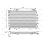 Valeo Radyatör – 731805 / OEM A2025002203