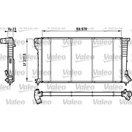 Valeo Radyatör – 732517 ürün görseli