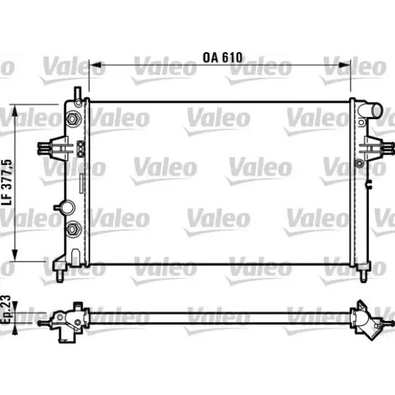 Valeo Radyatör – 732549 ürün görseli