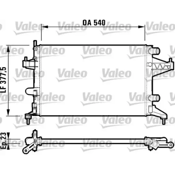 Valeo Radyatör – 732825 ürün görseli