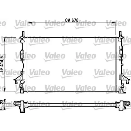 Valeo Radyatör – 732827 ürün görseli
