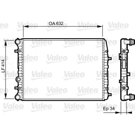 Valeo Radyatör – 732864 ürün görseli