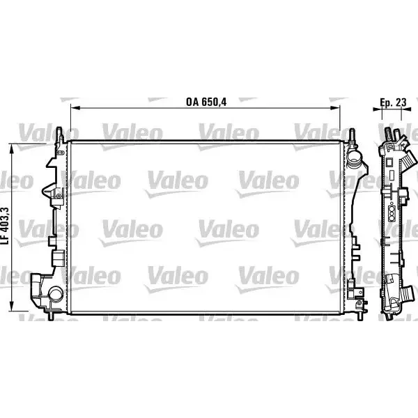 Valeo Radyatör – 732879 / OEM 24418338