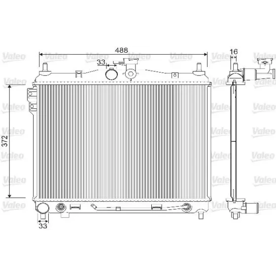 Valeo Radyatör – 733142 / OEM 253101C150 ürün görseli