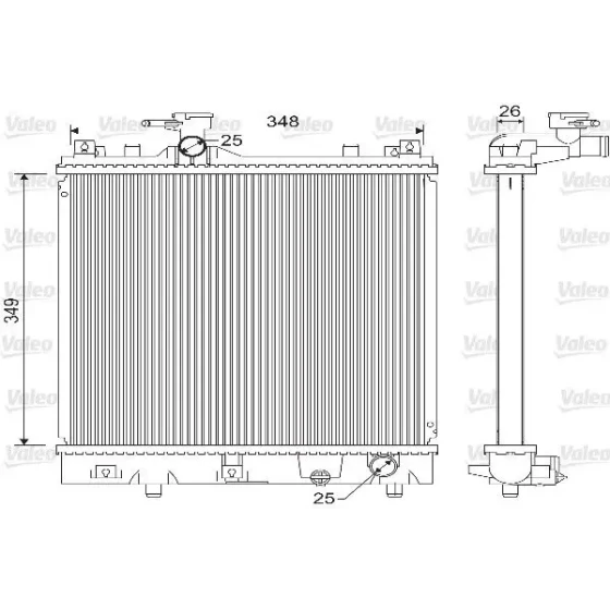 Valeo Radyatör – 733215 / OEM 17700M79F02 ürün görseli