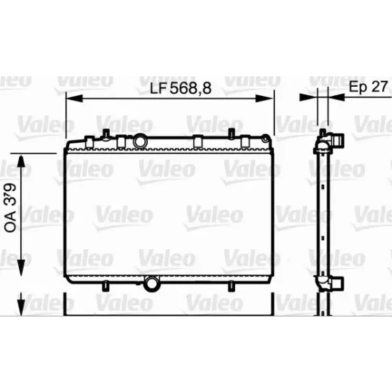 Valeo Radyatör – 734338 ürün görseli
