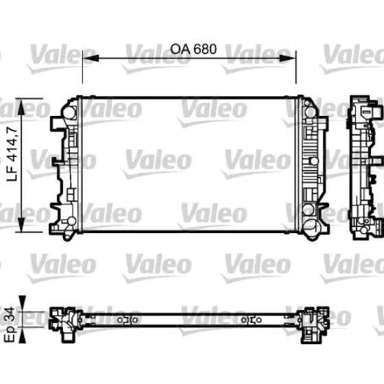 Valeo Radyatör – 735089 ürün görseli