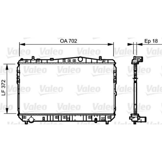 Valeo Radyatör – 735159 ürün görseli